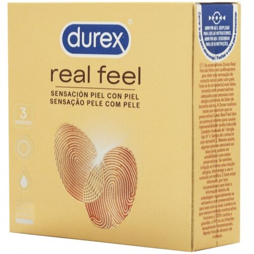 Durex - 3 Preservativi Real Feel